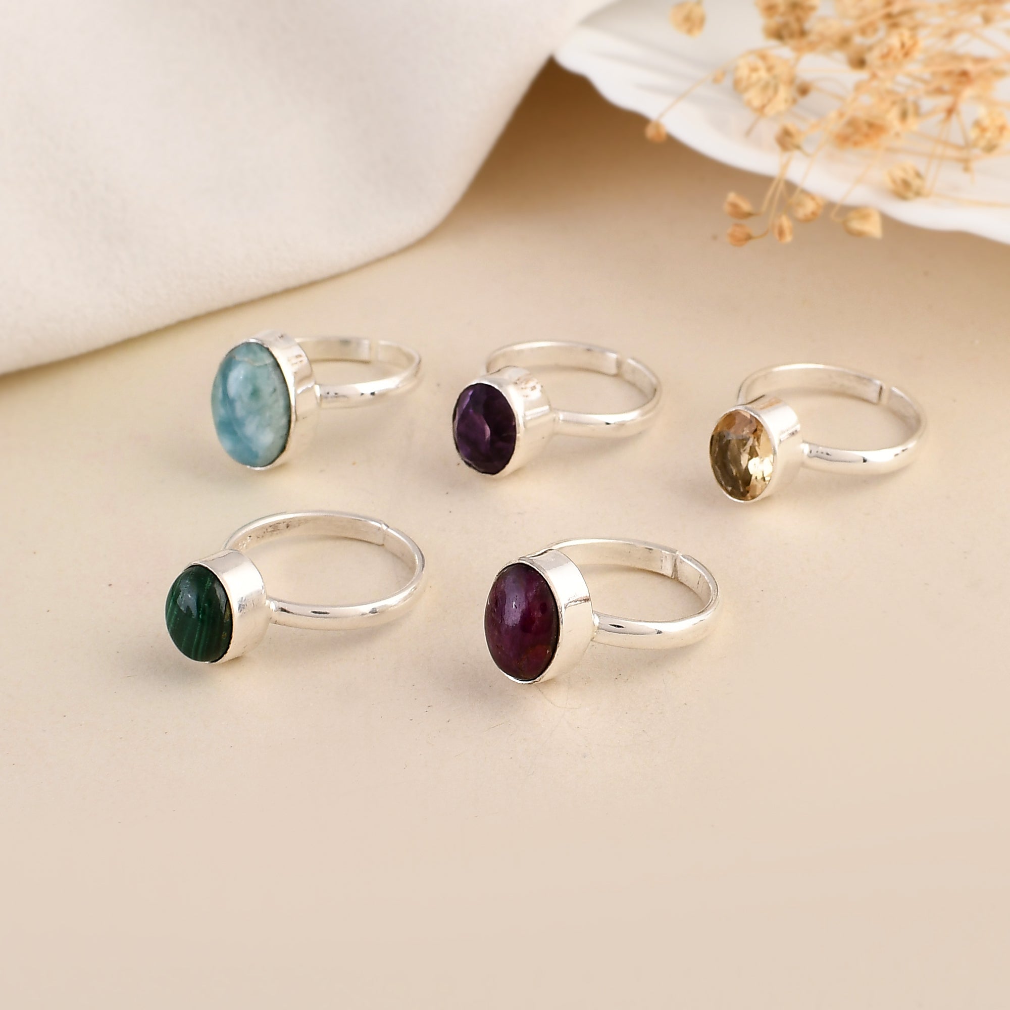 GEMSTONE RINGS