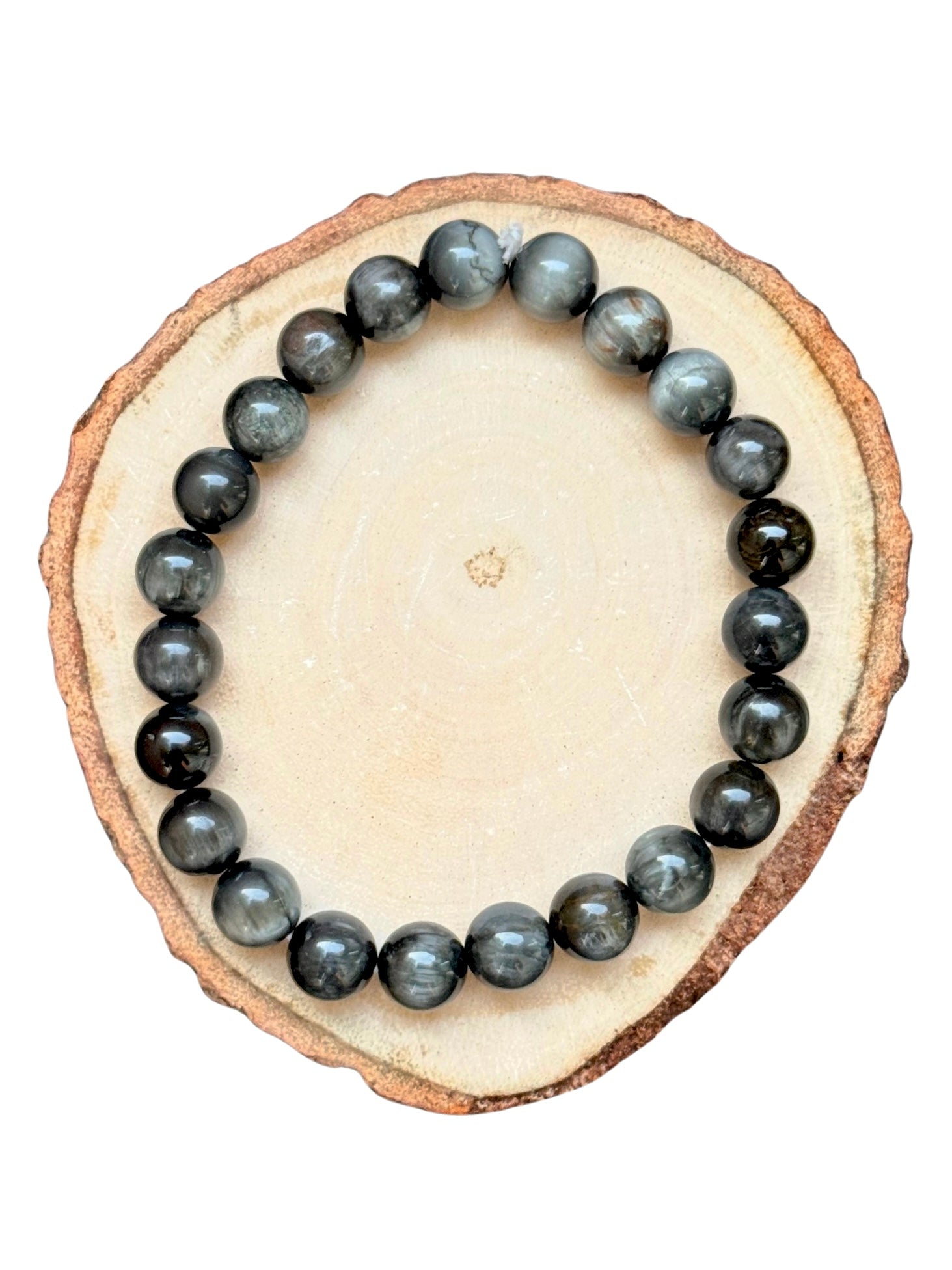 Grey Cat's Eye Bracelet