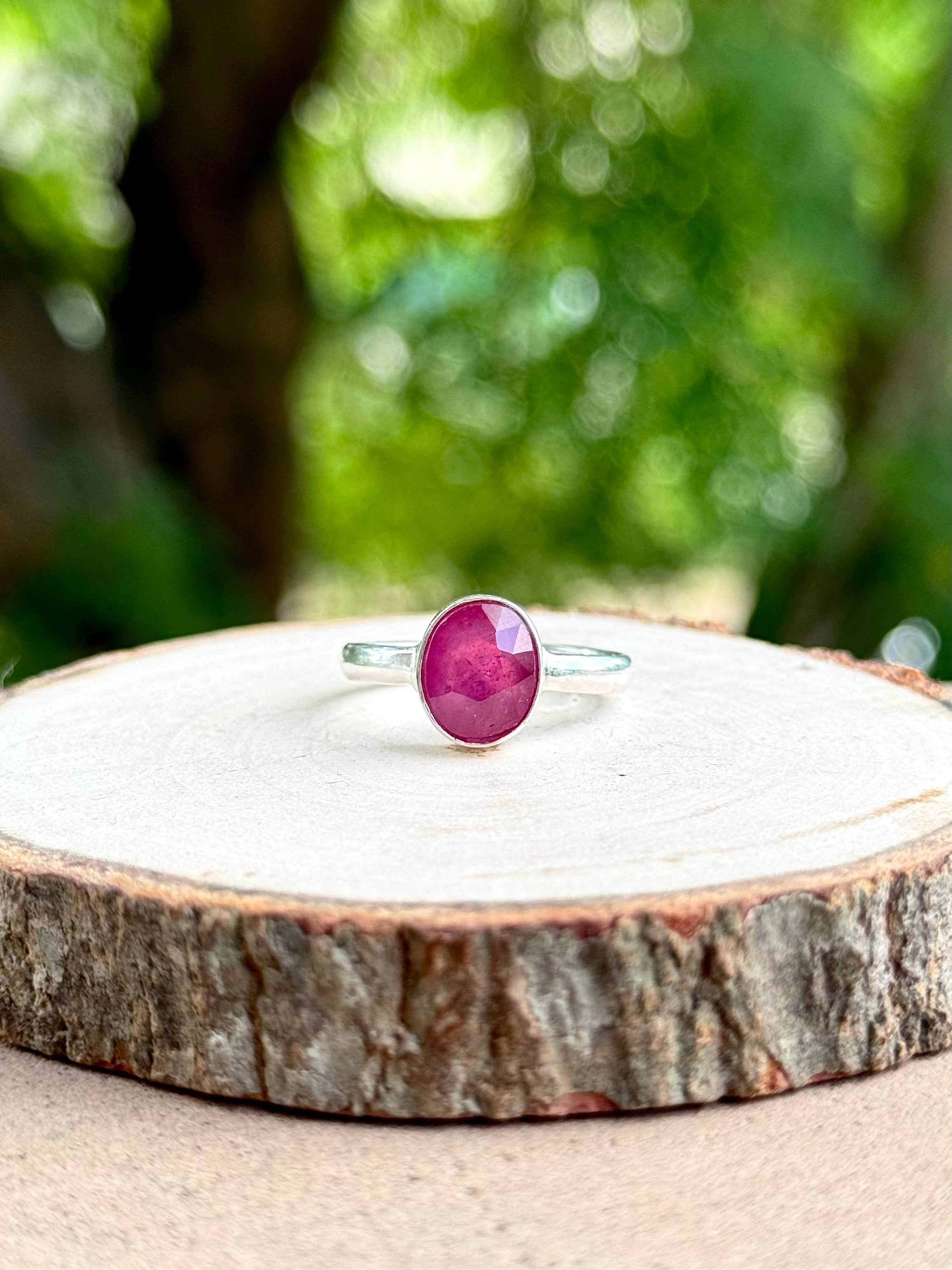 Ruby Adjustable Ring