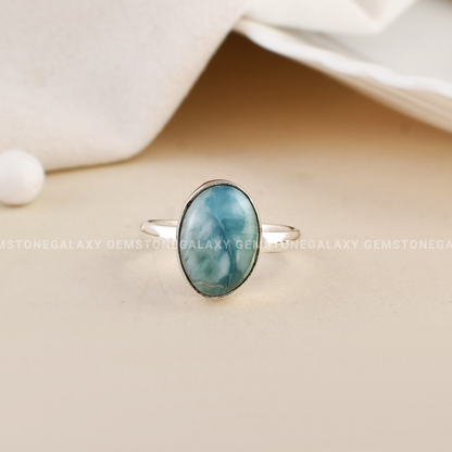 Larimar Adjustable Ring