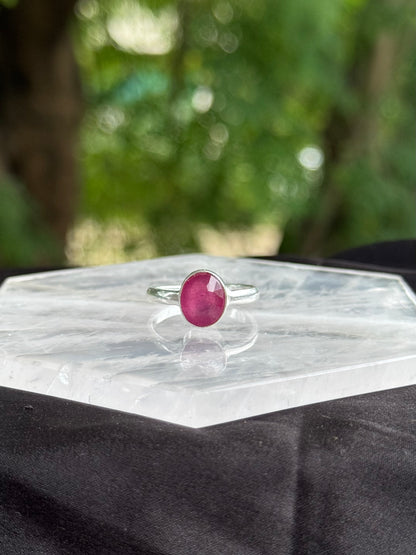 Ruby Adjustable Ring