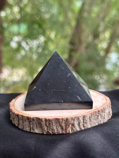 Black Tourmaline Pyramid