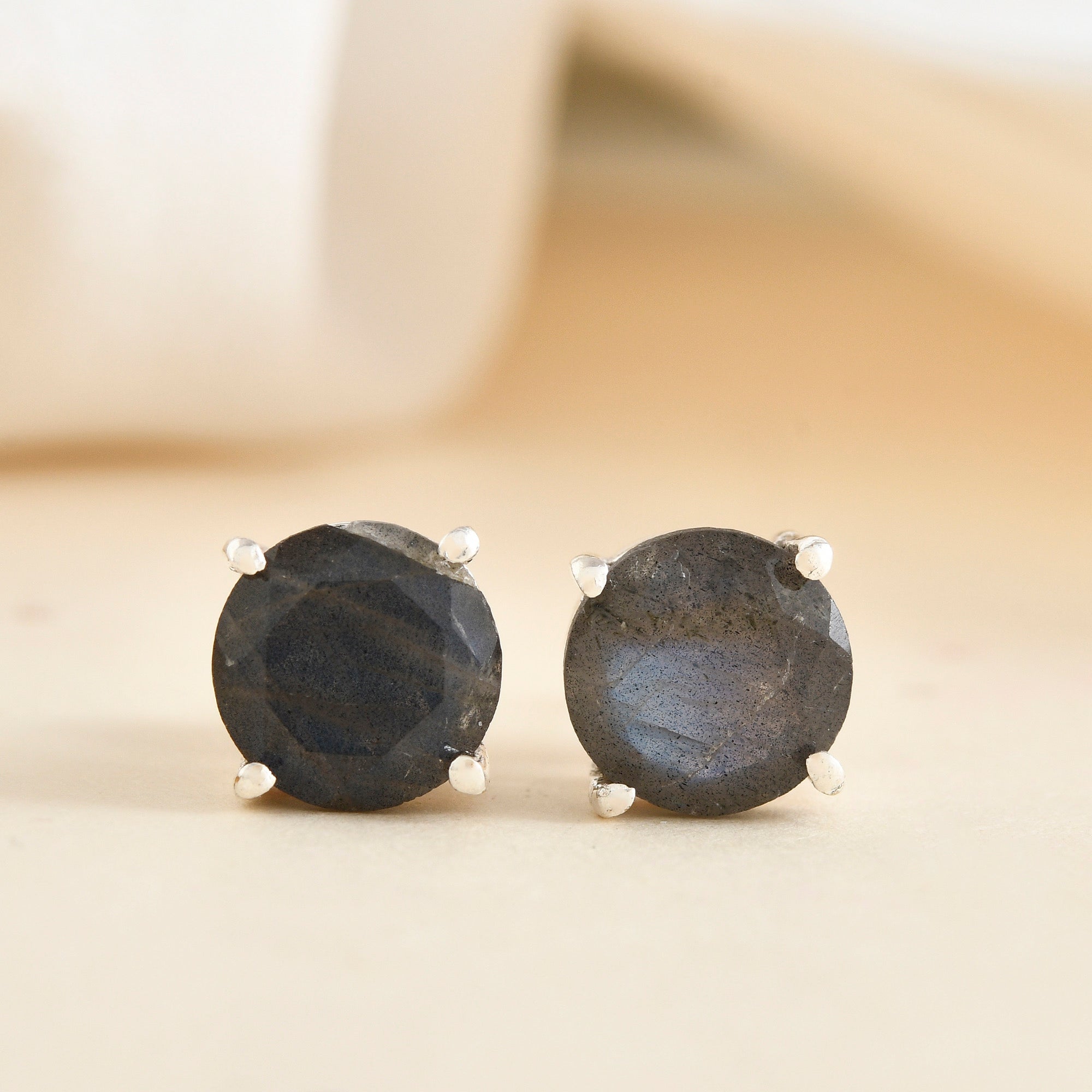 Labradorite Stud Earrings