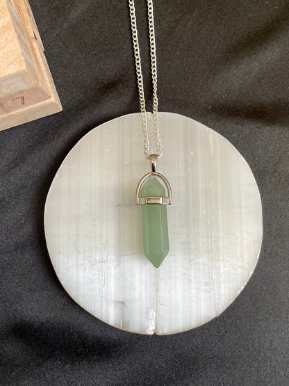 Green Aventurine Pencil Pendant