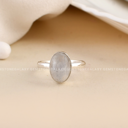 Moonstone Adjustable Ring