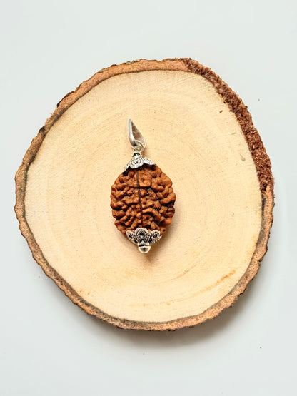 2 Mukhi Rudraksha Pendant