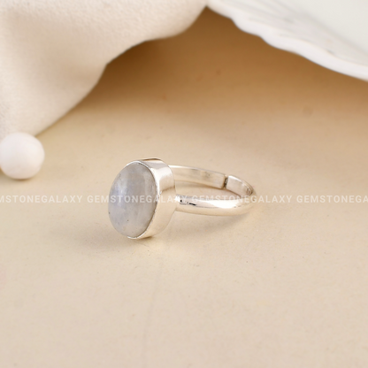 Moonstone Adjustable Ring