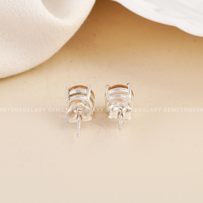 Citrine Stud Earrings