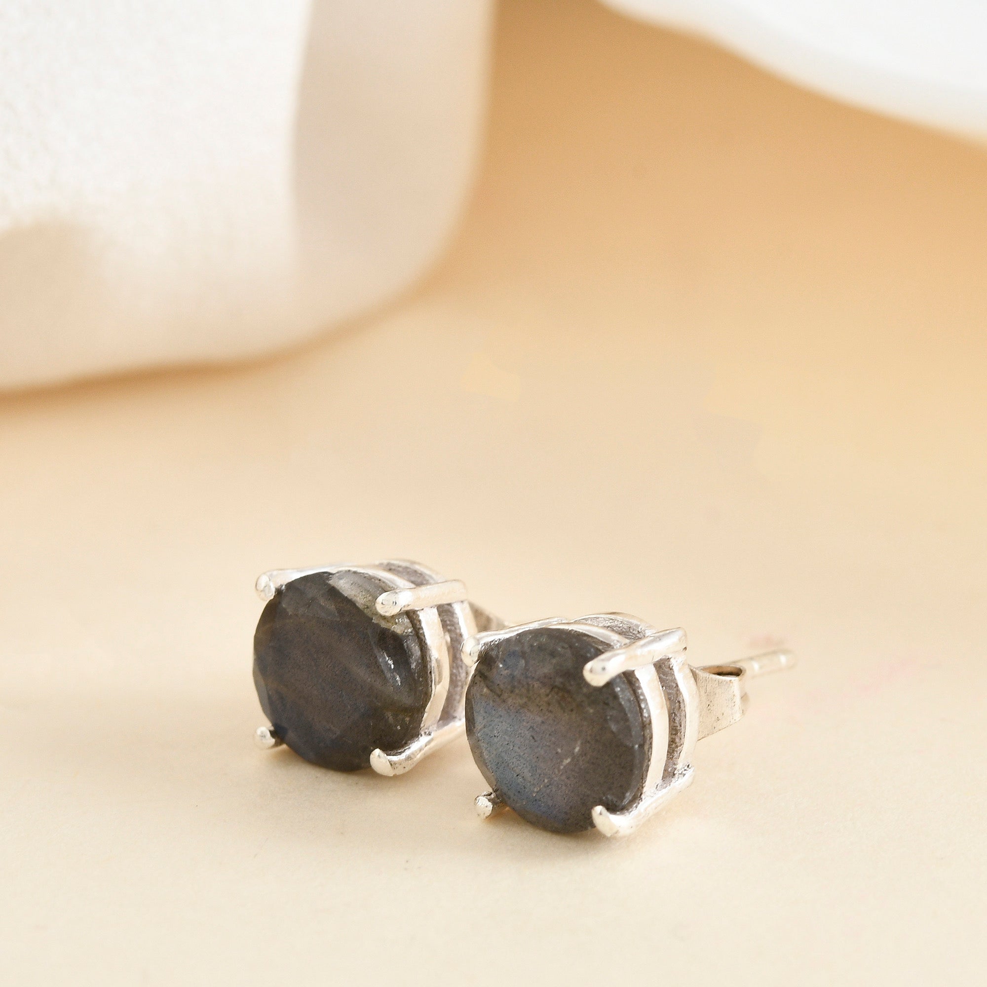 Labradorite Stud Earrings