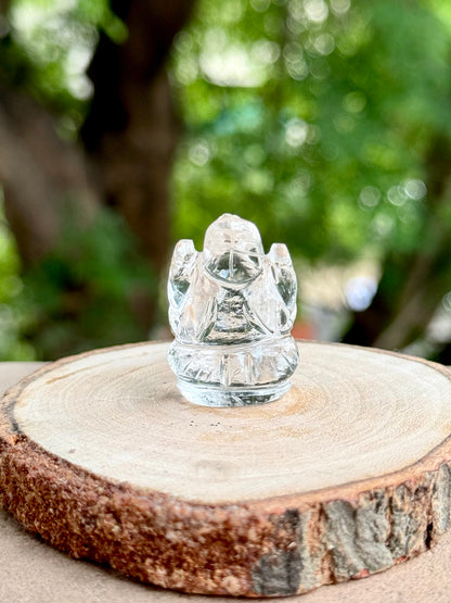 Clear Quartz Mini Ganesha