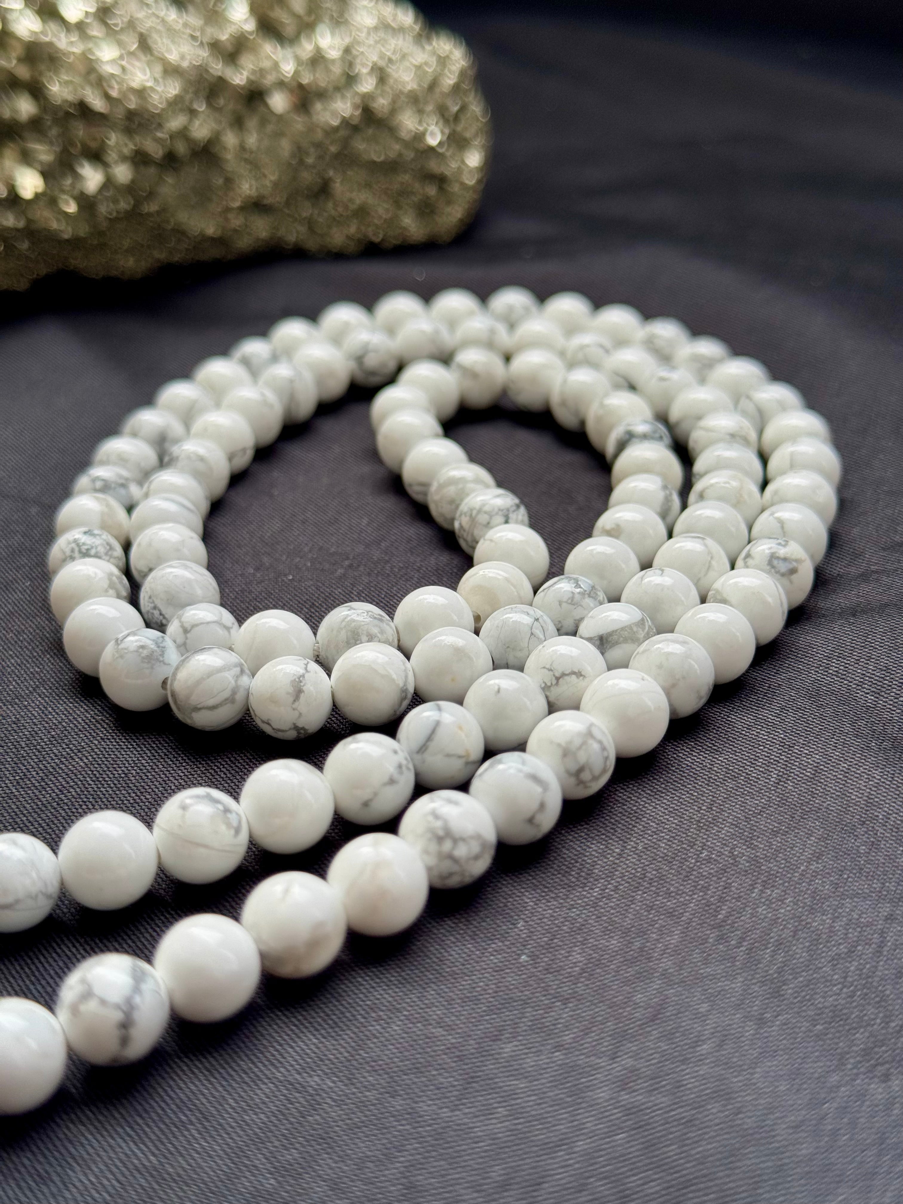 Howlite Mala