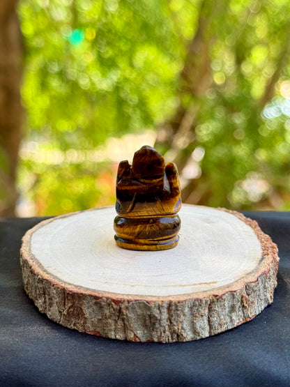 Tiger eye Mini Ganesha