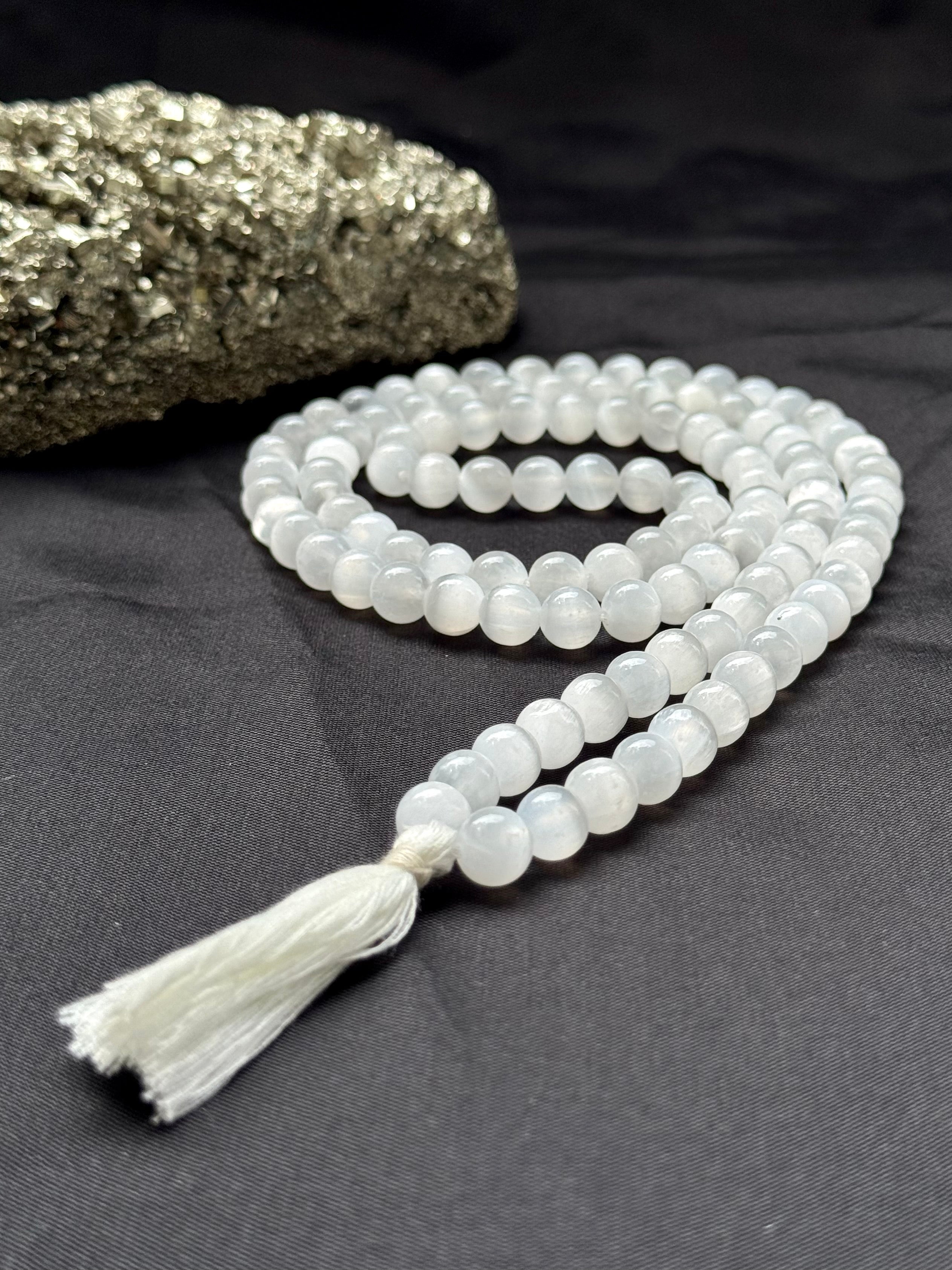 Selenite Mala