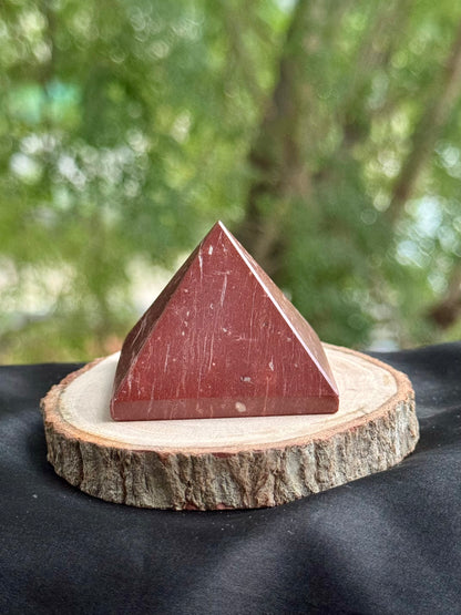 Red Jasper Pyramid