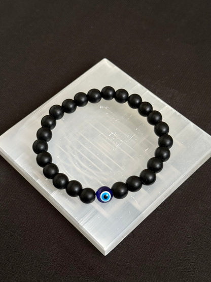 Matte Black Onyx Bracelet