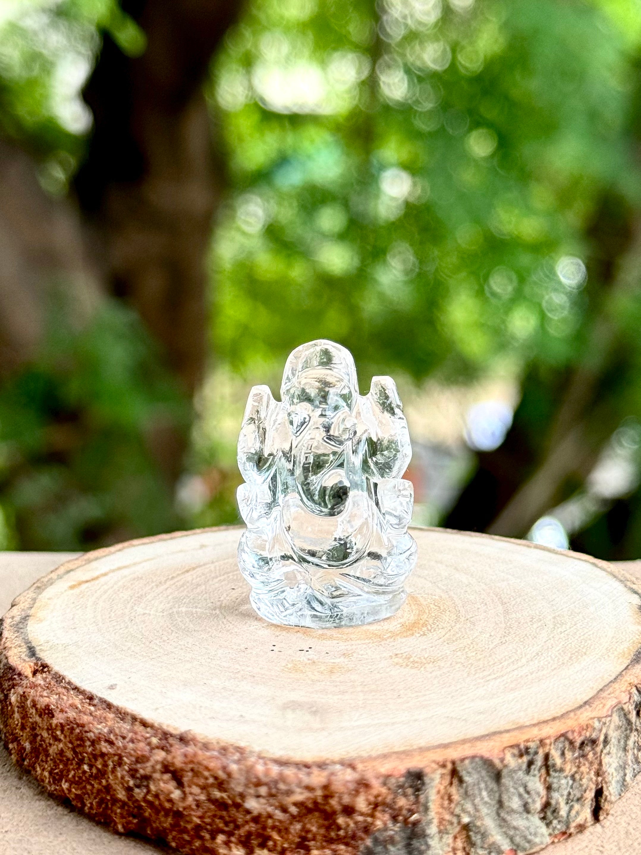 Clear Quartz Mini Ganesha