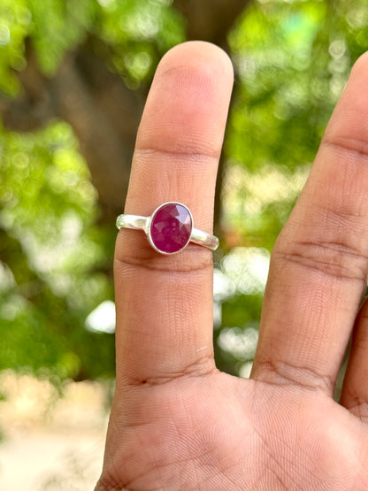 Ruby Adjustable Ring