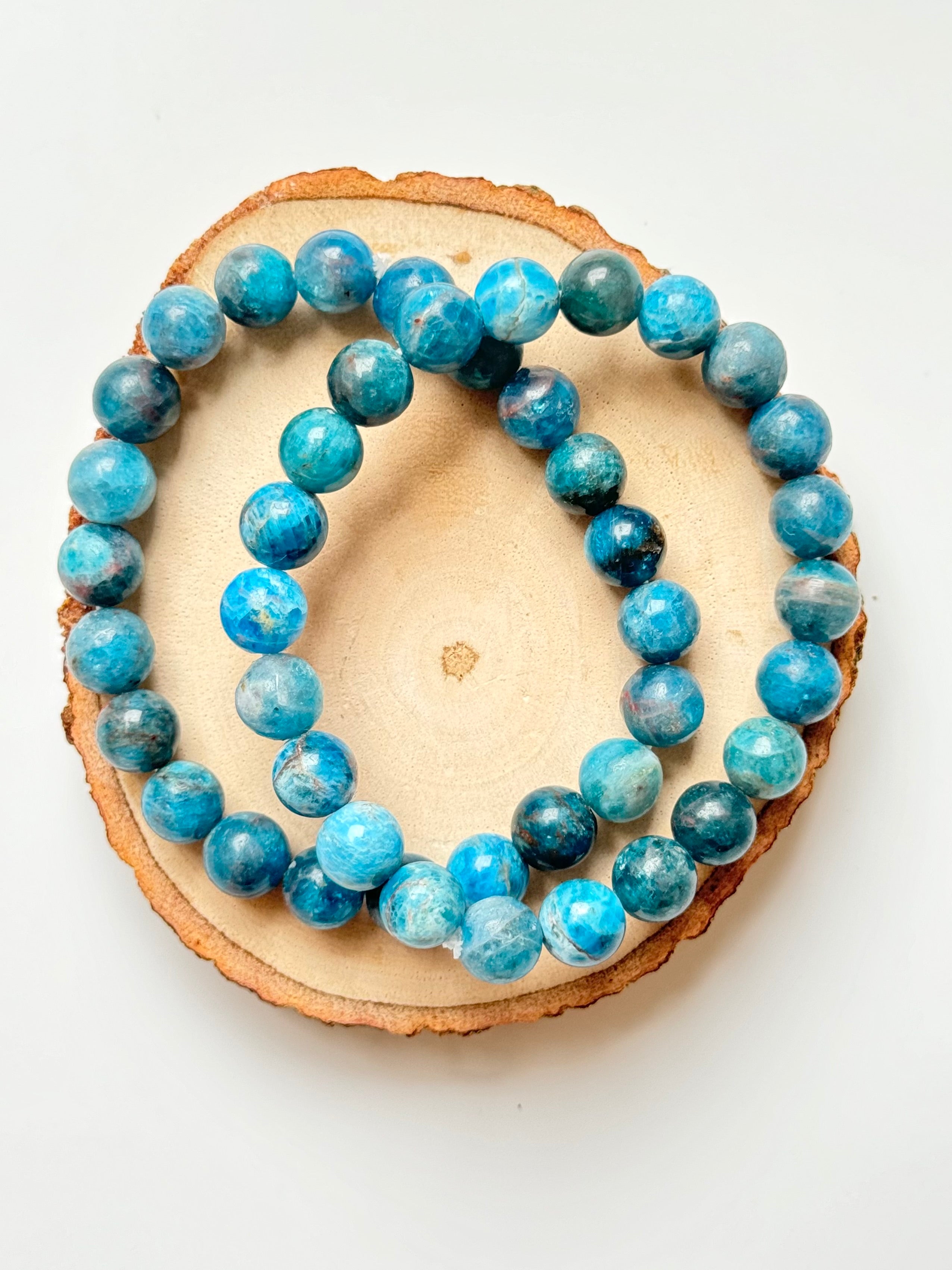 Blue Apatite bracelet outlet