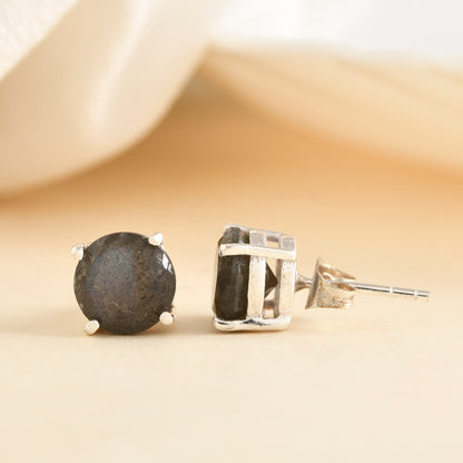 Labradorite Stud Earrings