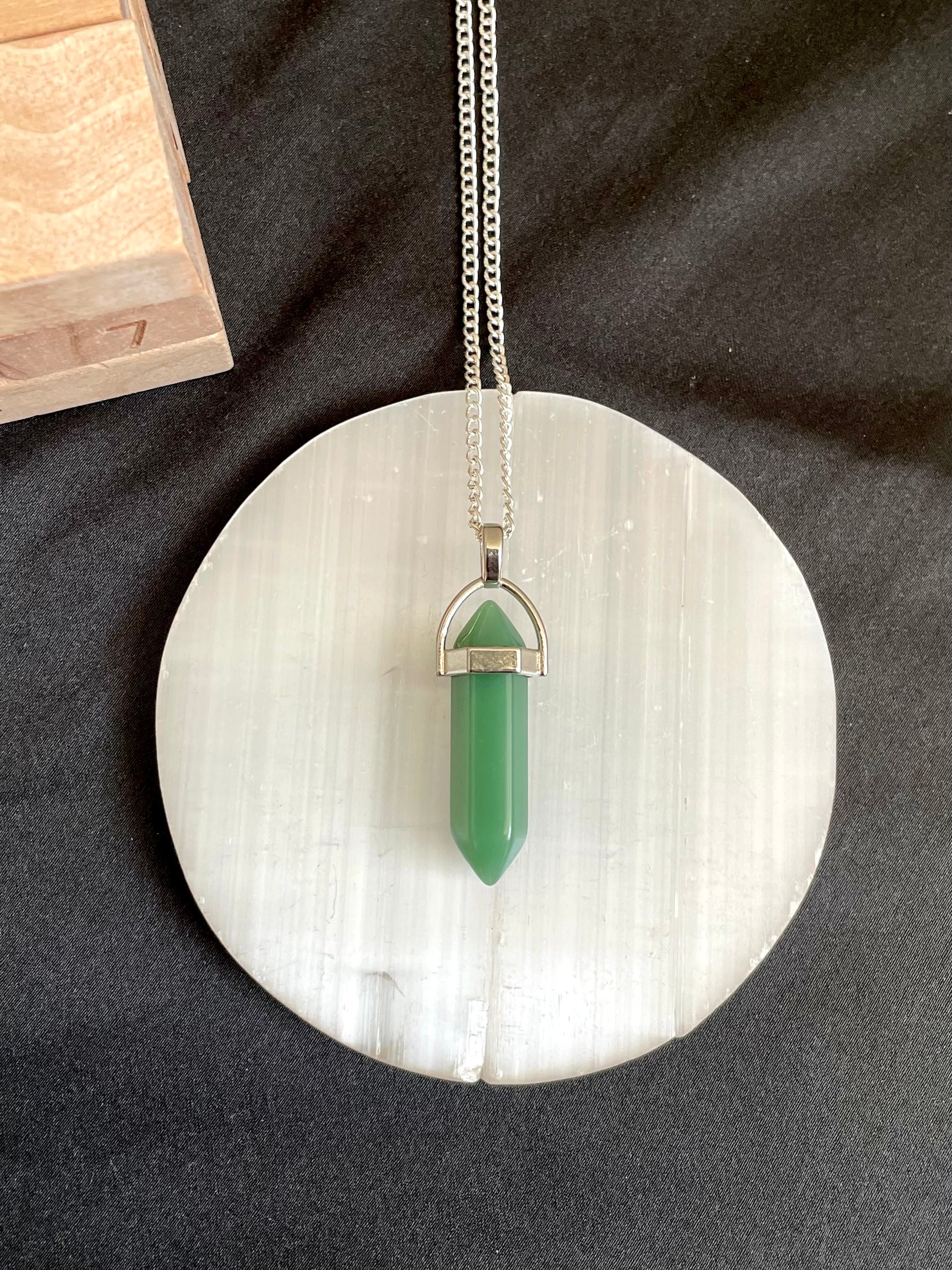 Jade Pencil Pendant