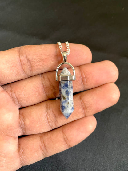 Sodalite Pencil Pendant