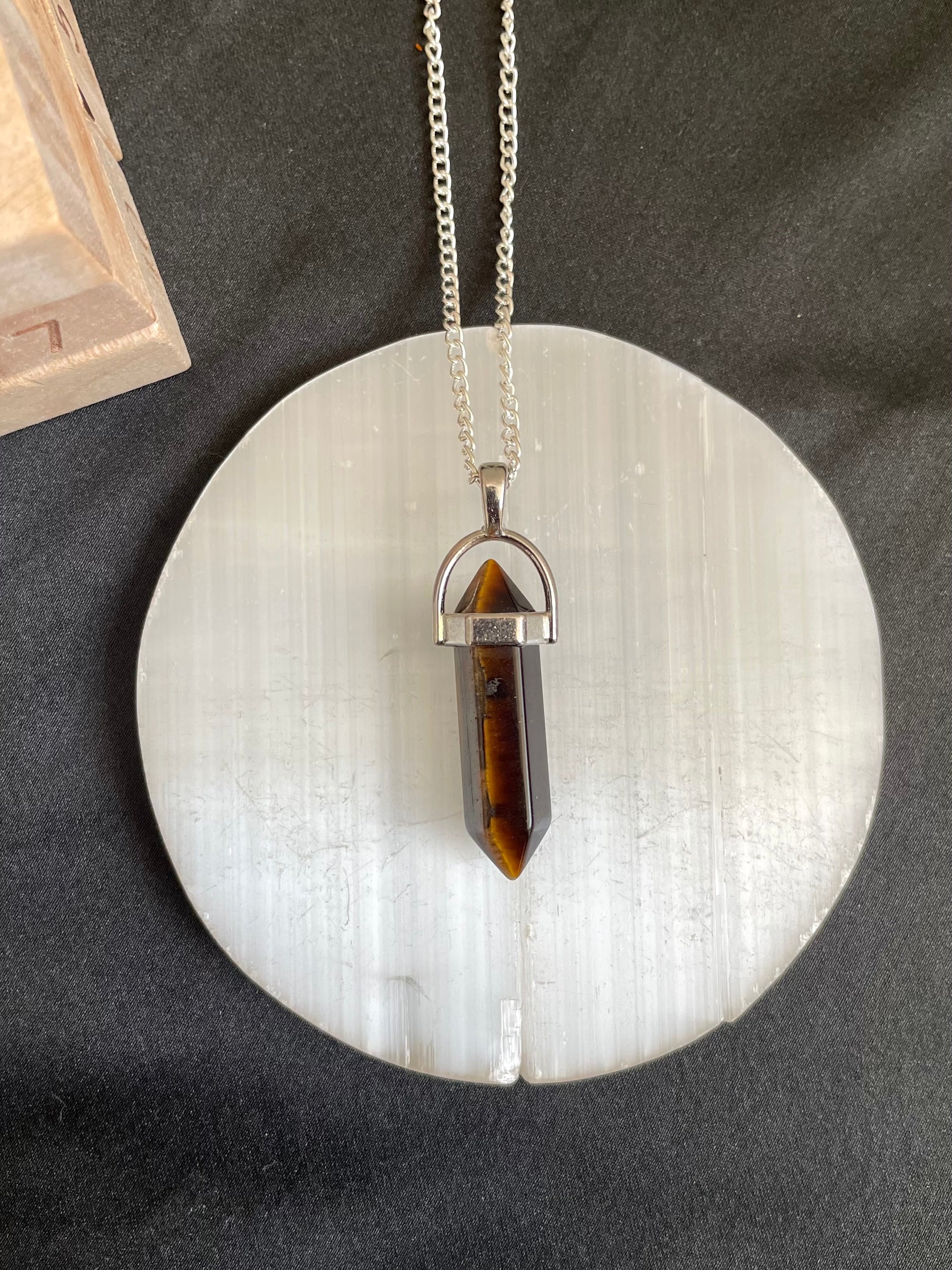 Tiger Eye Pencil Pendant