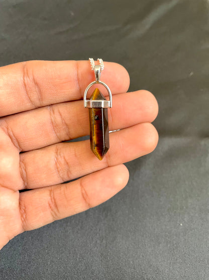 Tiger Eye Pencil Pendant