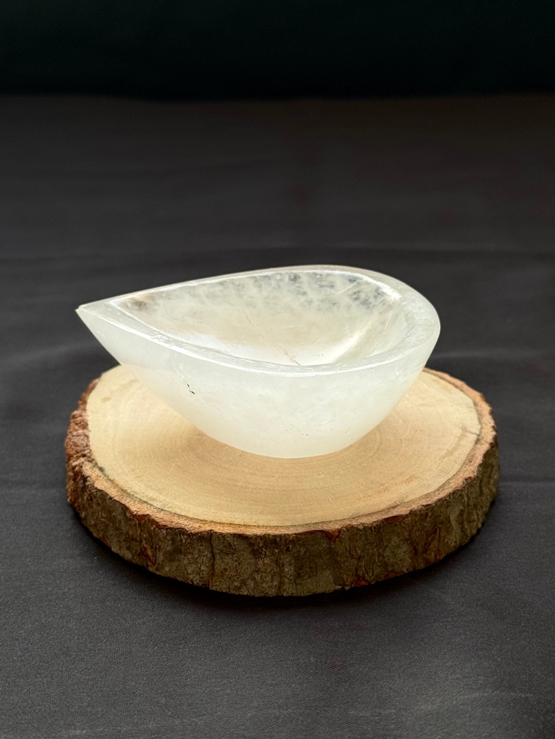 Clear Quartz Diya