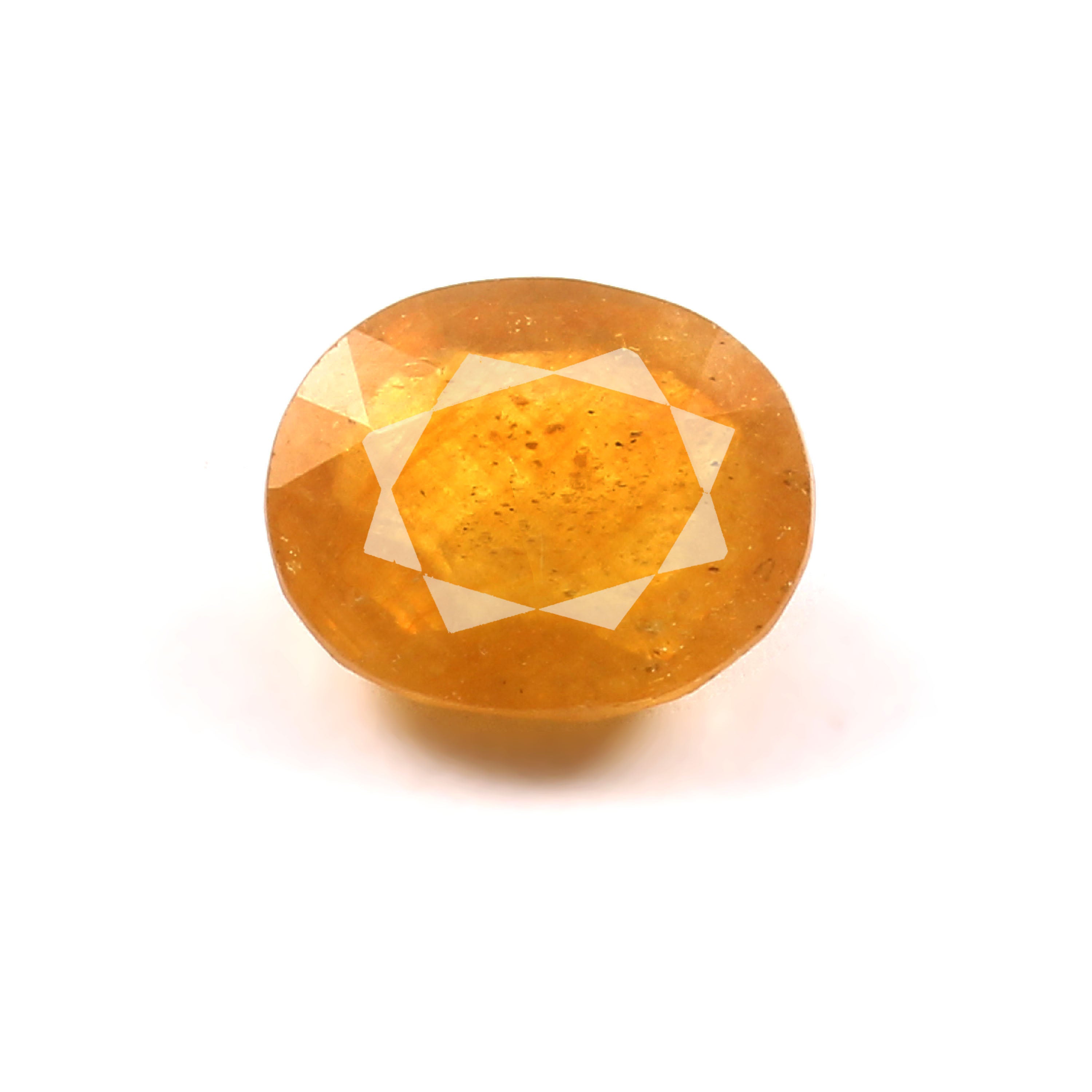 Yellow Sapphire (Pukhraj) (6 Carat, 6.58 Ratti)