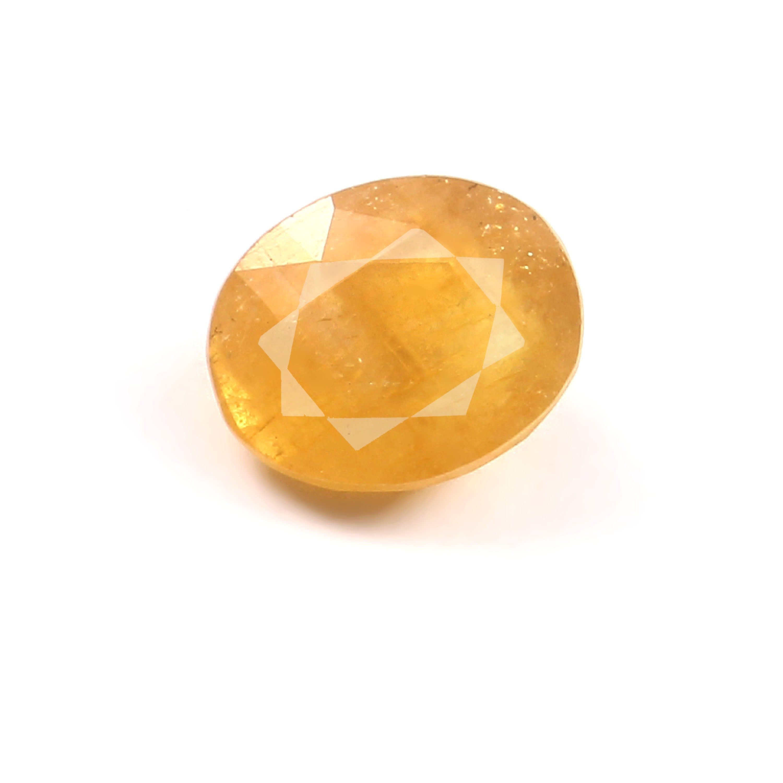 Yellow Sapphire (Pukhraj) (5.5 Carat, 6.03 Ratti)