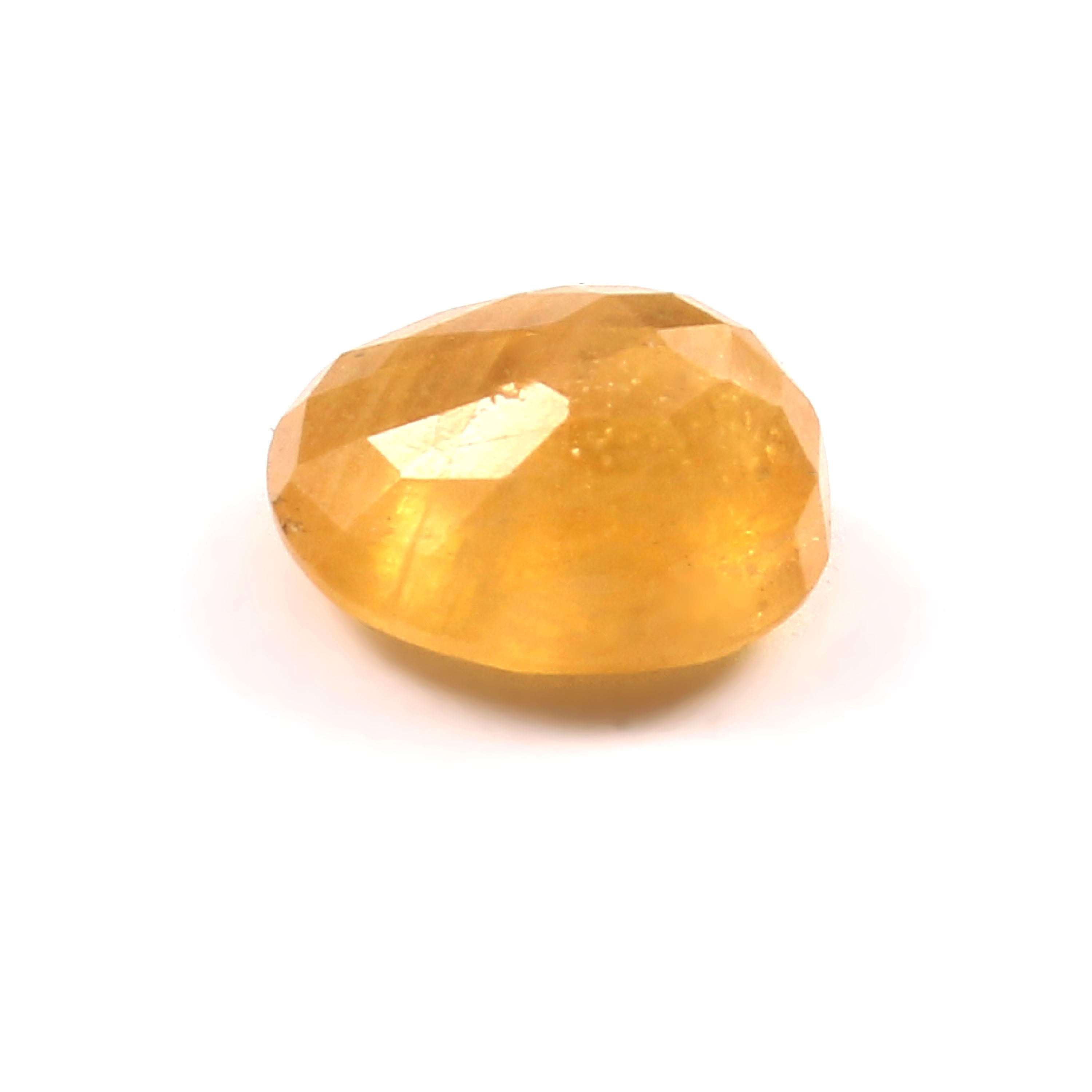 Yellow Sapphire (Pukhraj) (5.5 Carat, 6.03 Ratti)