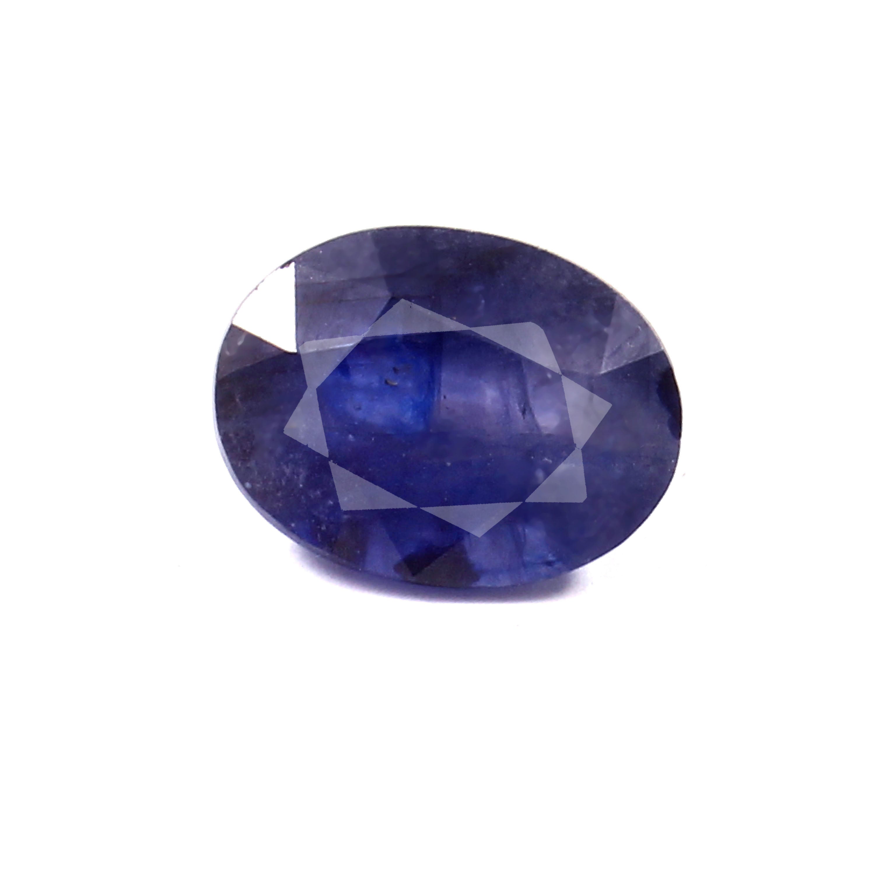 Blue Sapphire (Neelam) (6.35 Carat, 6.97 Ratti)