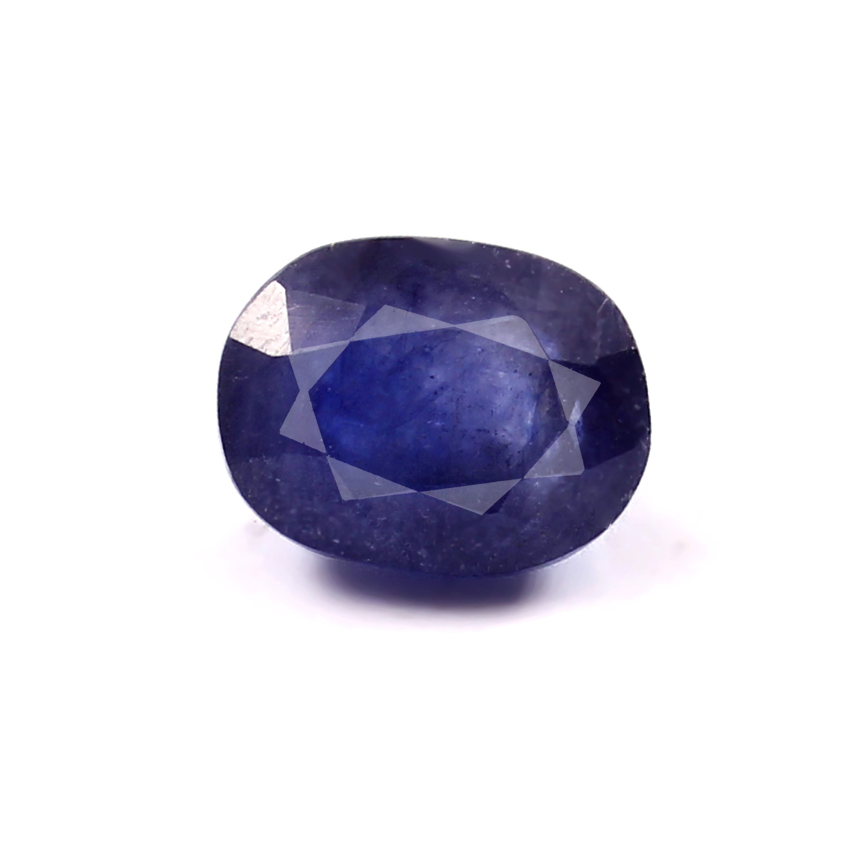 Blue Sapphire (Neelam) (5.85 Carat, 6.42 Ratti)