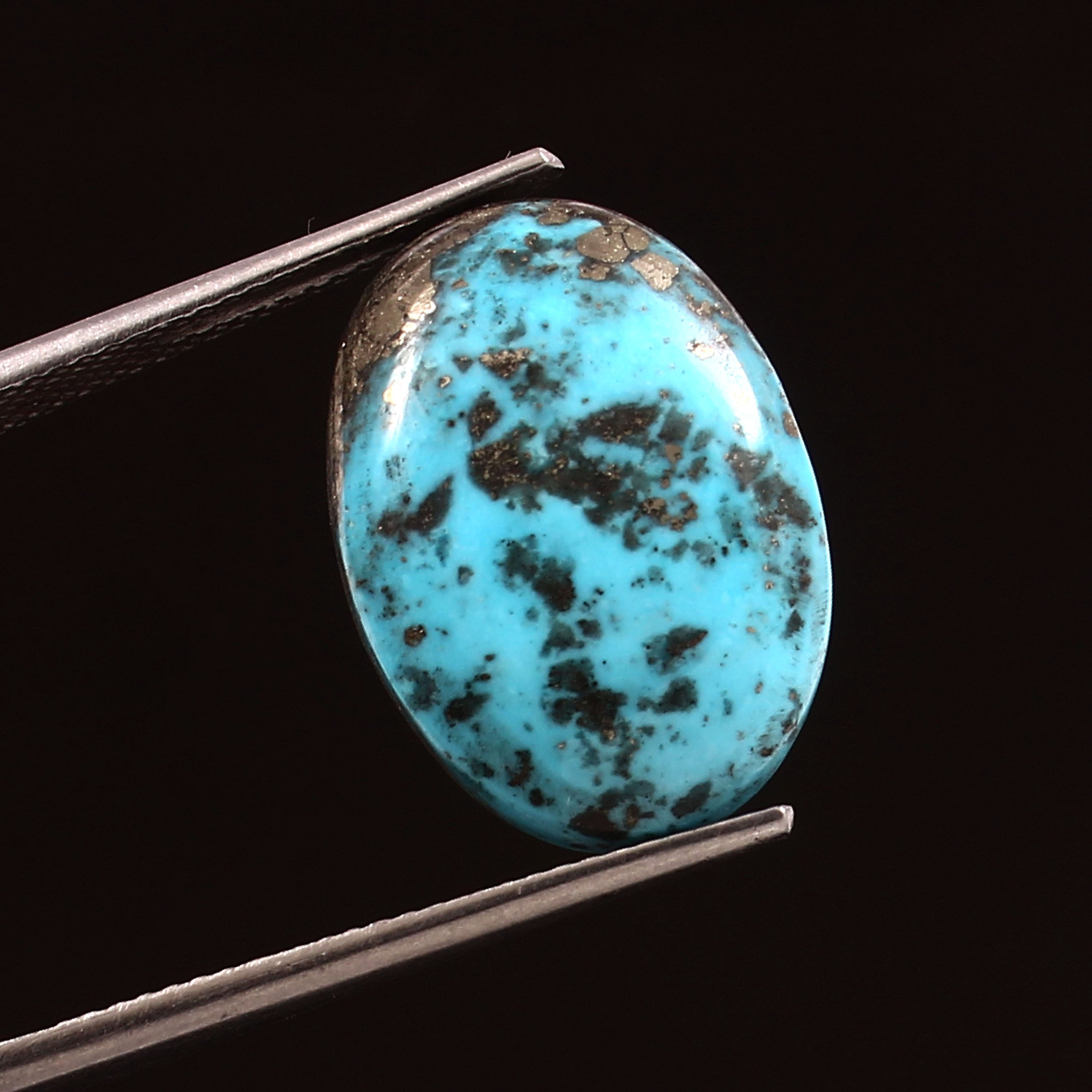 Irani Turquoise (Firoza) ( 16.2 Carat/ 17.77 Ratti)