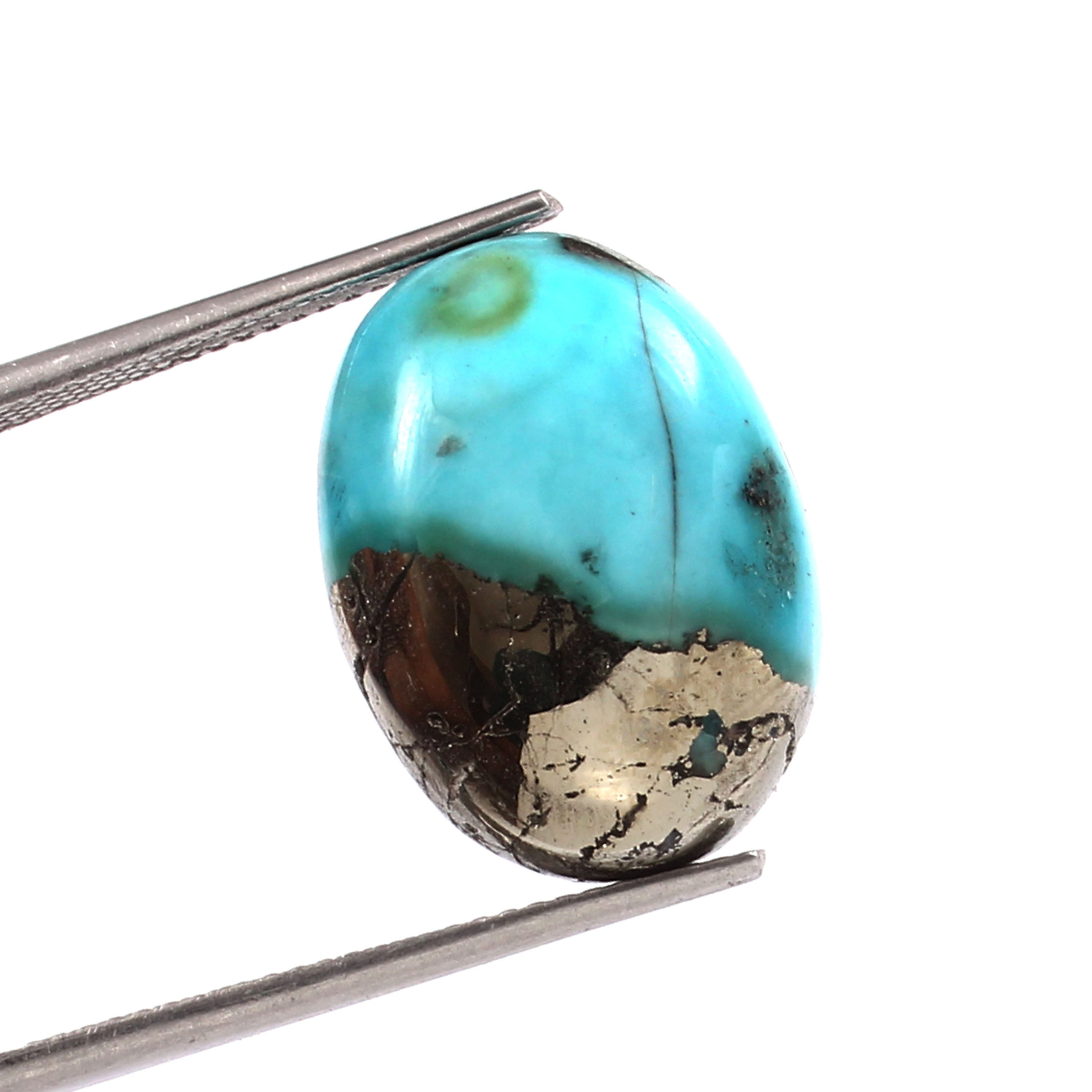 Irani Turquoise (Firoza) ( 14.15 Carat/ 15.52 Ratti)