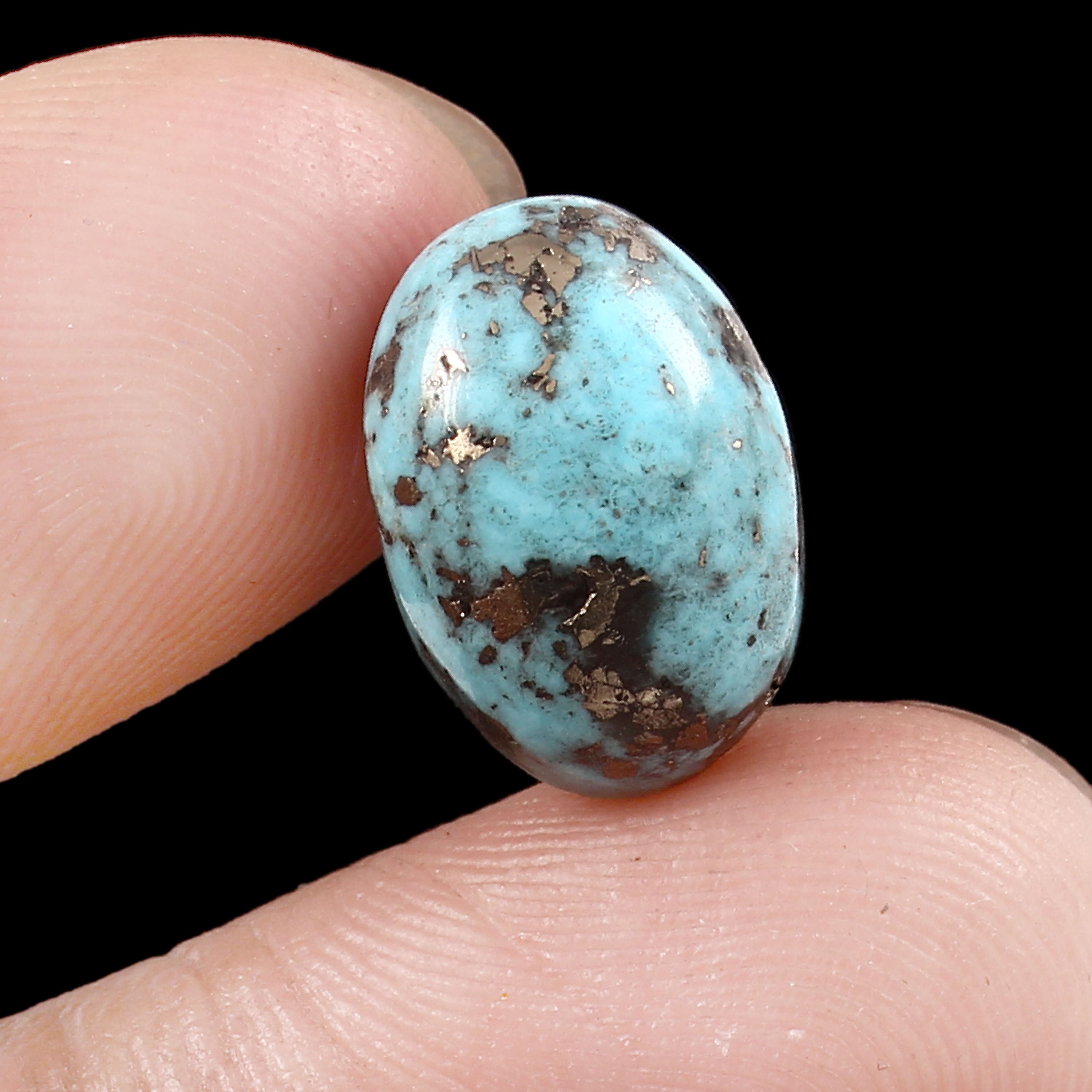 Irani Turquoise (Firoza) ( 7.6 Carat/ 8.34 Ratti)