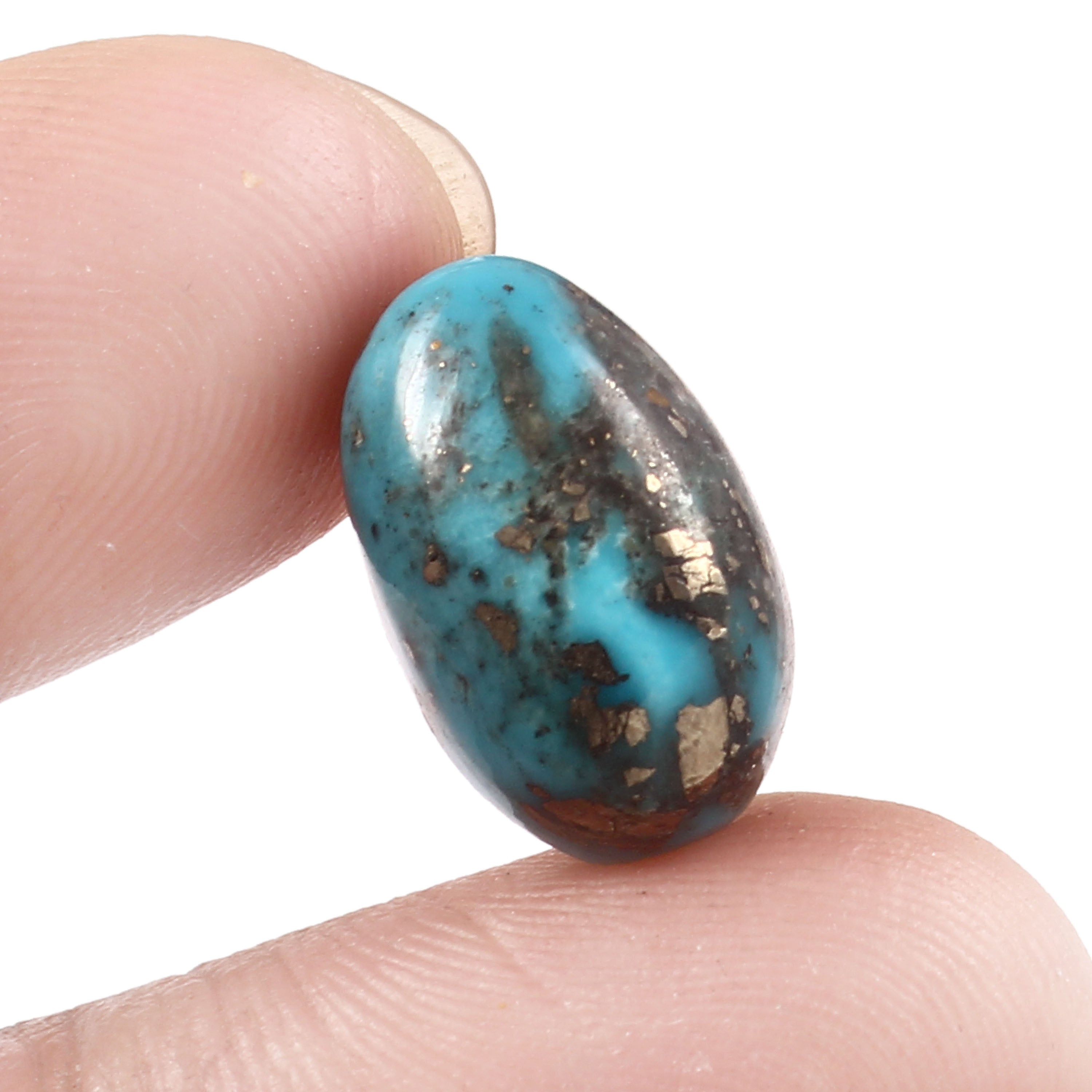 Irani Turquoise (Firoza) ( 8.8 Carat/ 9.65 Ratti)