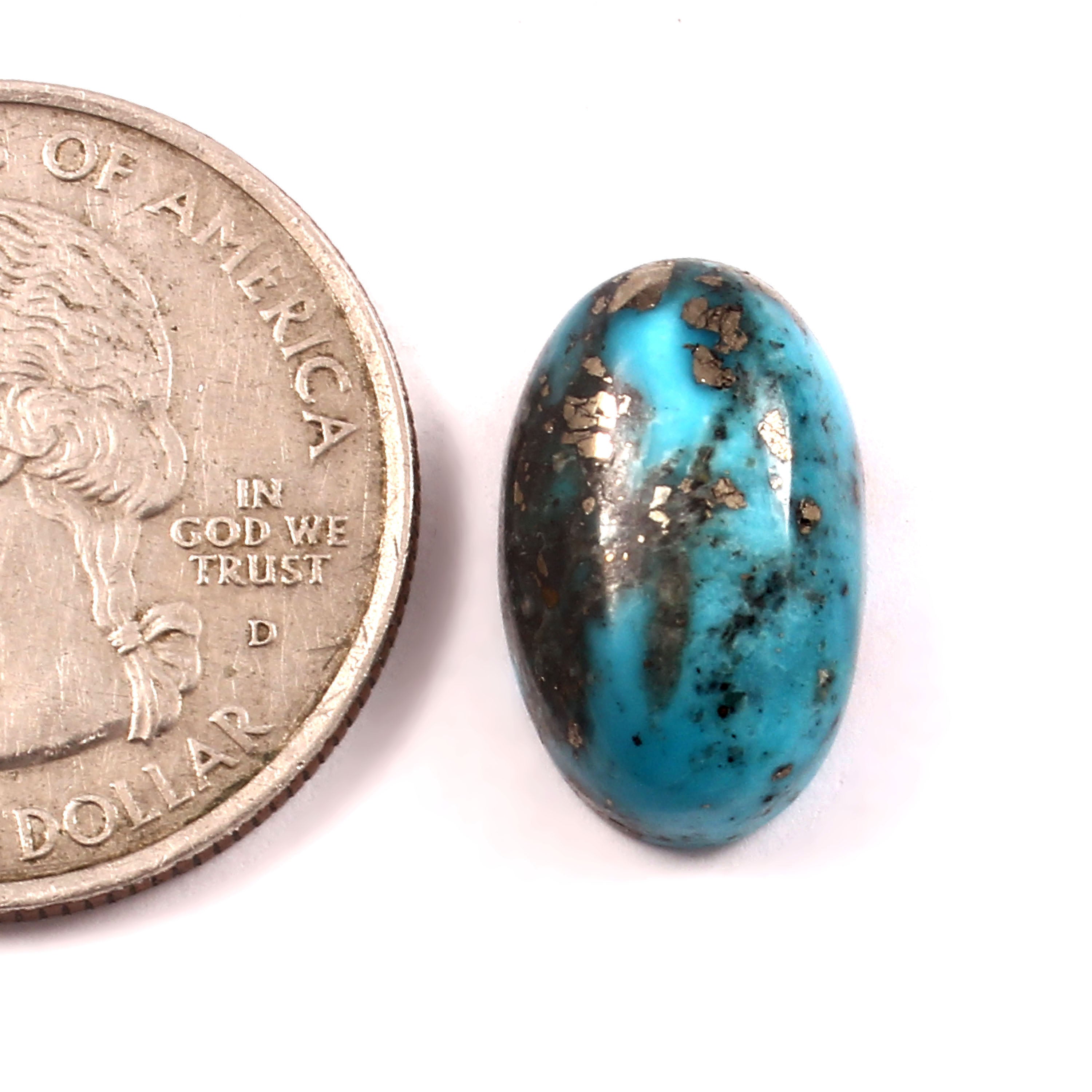 Irani Turquoise (Firoza) ( 8.8 Carat/ 9.65 Ratti)