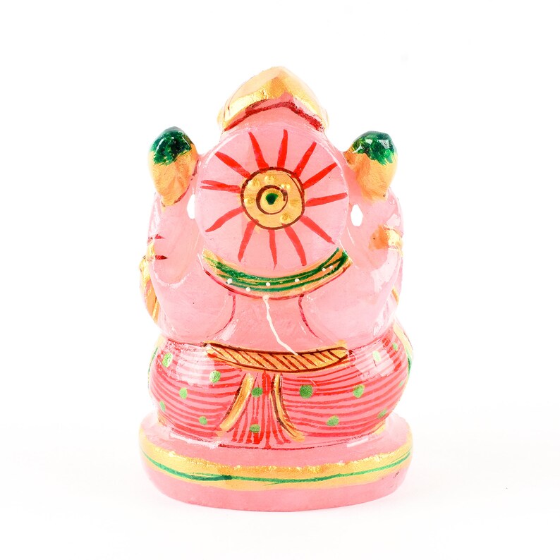 Lord Ganesha - Rose Quartz