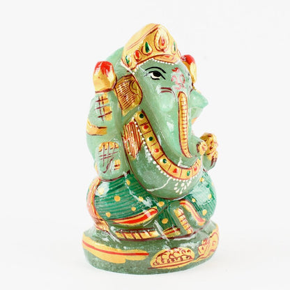 Lord Ganesha - Green Aventurine