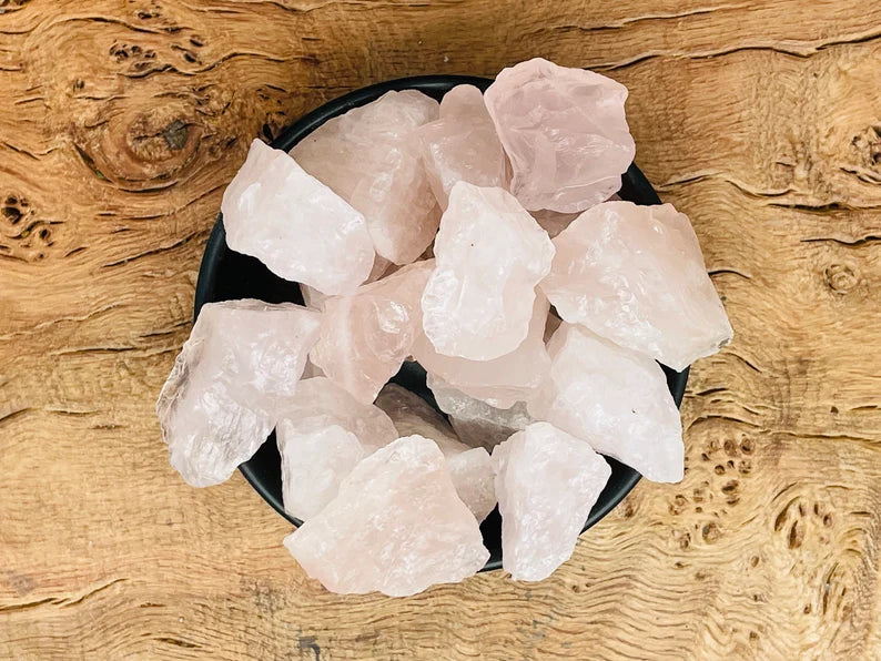 Raw Rose Quartz Stone