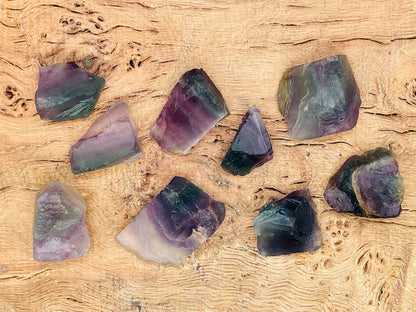 Raw Multi Fluorite Stone