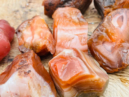 Raw Carnelian Stone