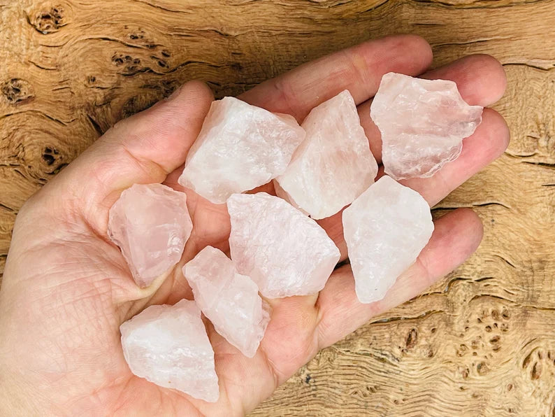 Raw Rose Quartz Stone