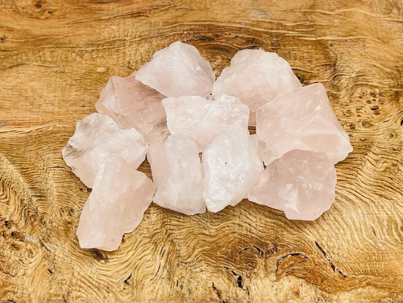 Raw Rose Quartz Stone