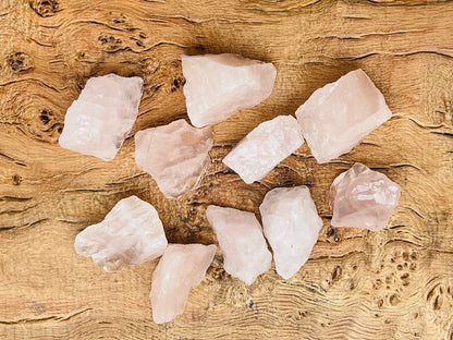 Raw Rose Quartz Stone