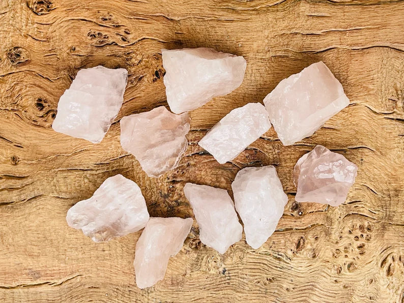 Raw Rose Quartz Stone