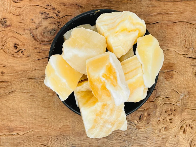 Raw Yellow Calcite Stone