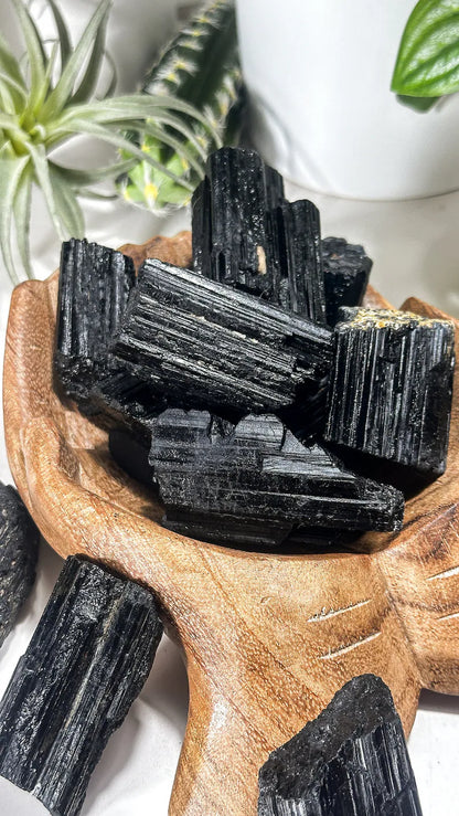 Raw Black Tourmaline Stone