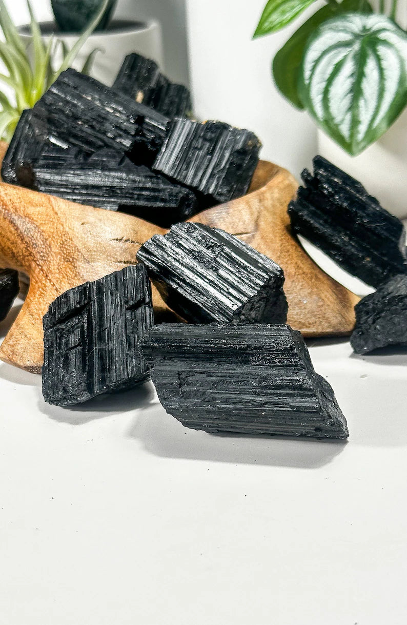 Raw Black Tourmaline Stone